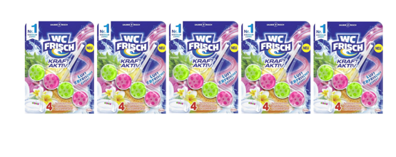 WC Frisch WC Stein Kraft Aktiv Hawaii 5x50g