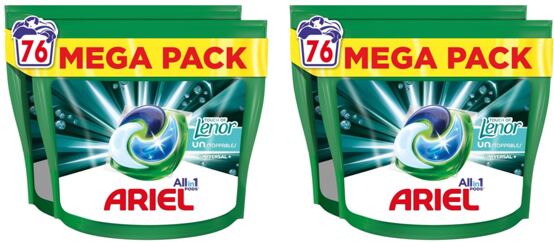 Ariel All-in-1 Pods Touch of Unstoppables  2x76W
