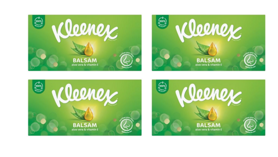 Kleenex Balsam 3-lagig 4 x 64Stück