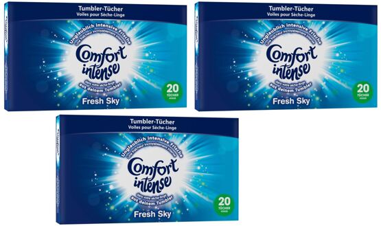 Comfort Trocknertücher Fresh Explosion 3x20er