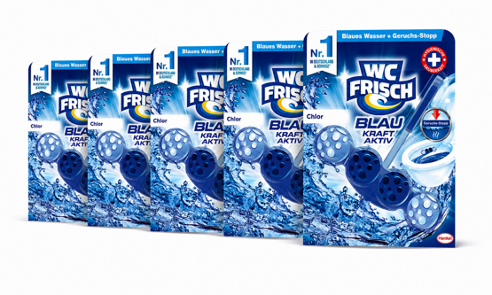 WC Frisch WC Stein Kraft Aktiv Chlor 5x50g