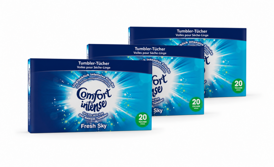 Comfort Trocknertücher Fresh Explosion 3x20er