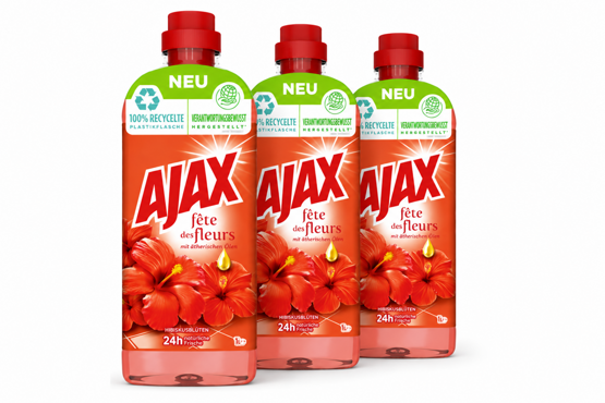 AJAX Allzweckreiniger Hibiskusblüten 3x1L