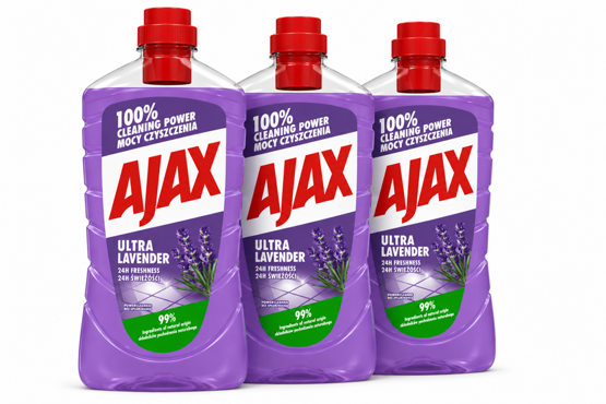 AJAX Allzweckreiniger Lavender 3x1 Liter