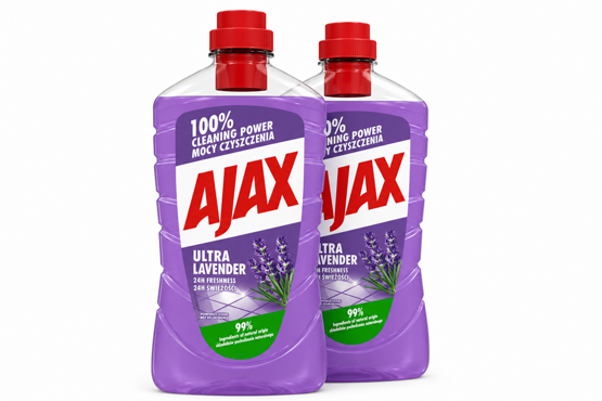 AJAX Allzweckreiniger Lavendel 2x1 Liter