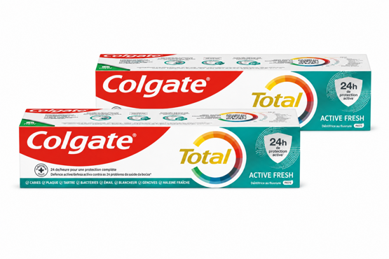 Colgate Zahnpasta Total Active Fresh 2x75ml