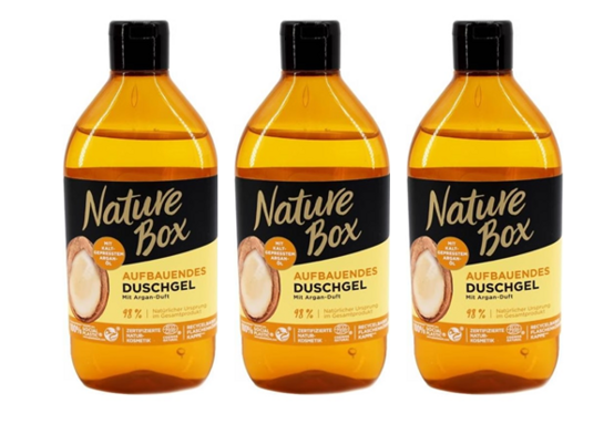 Nature Box Duschgel Argan Öl Duft 3x385ml
