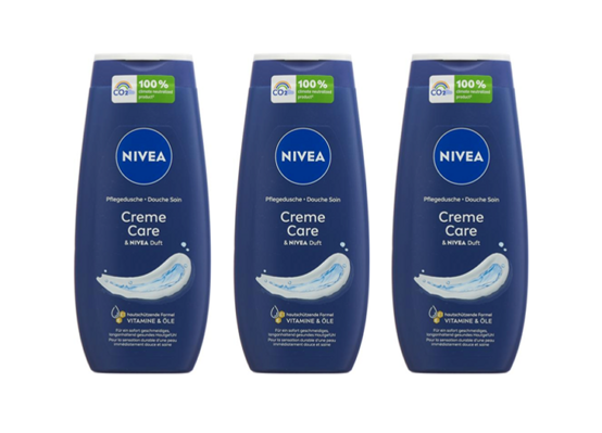 Nivea Duschgel Cream Care 3x250ml