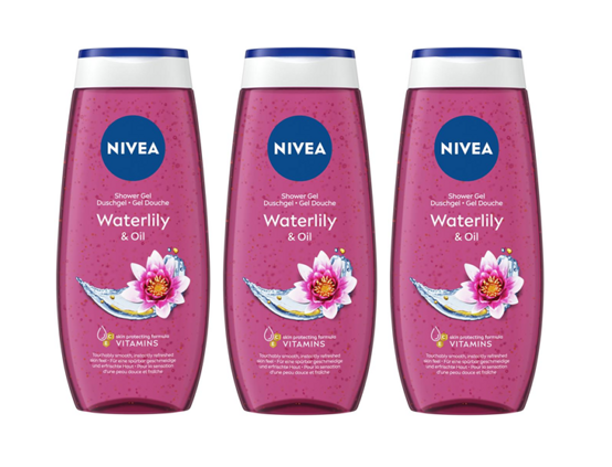 Nivea Duschgel Waterlily & Oil 3x250ml