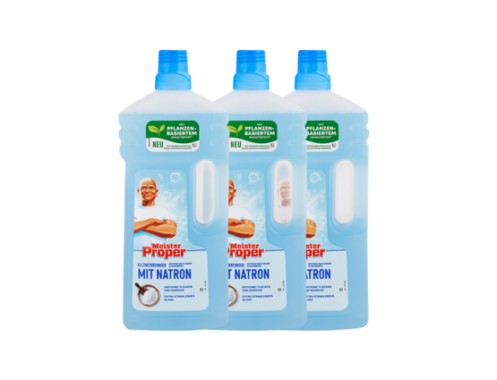 Meister Proper Allzweckreiniger Natron 3x1L