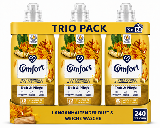 Comfort Weichspüler Honeysuckle 3x80WL