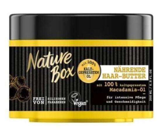 Nature Box Nährende Haar-Butter Macadamia Öl 200ml