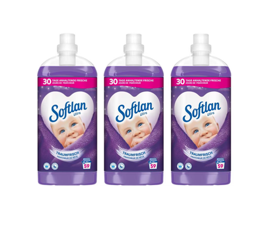 Softlan Weichspüler Ultra Traumfrisch 3x59WL 1,3 Liter