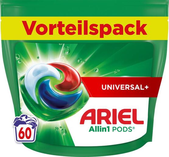 Ariel Waschmittel Caps 60pcs All in 1 Universal+