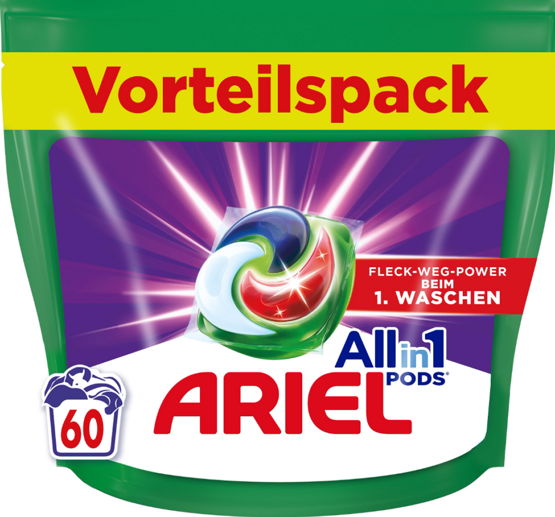 Ariel Waschmittel Caps All in 1 Color+ 60 Waschladungen