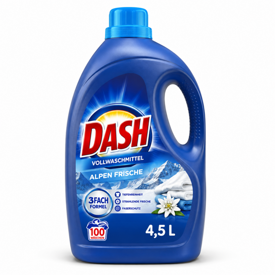 Dash Vollwaschmittel Alpen Frische 4.5L