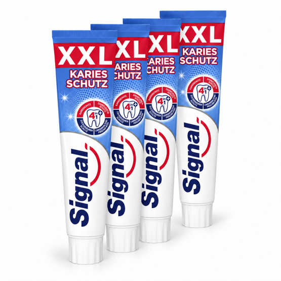 Signal Zahnpasta 4 in1 Kariesschutz 4x125ml