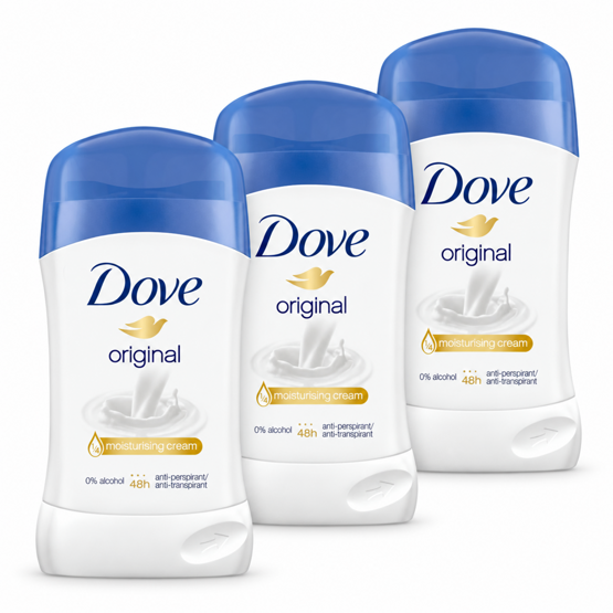 Dove Deo Stick Orginal 3x40ml