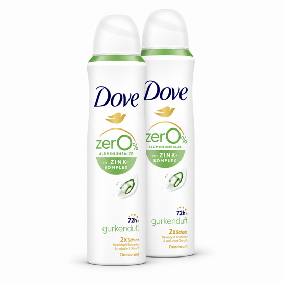 Dove Deodorant Spray Zink-Komplex Gurkenduft 2x150ml