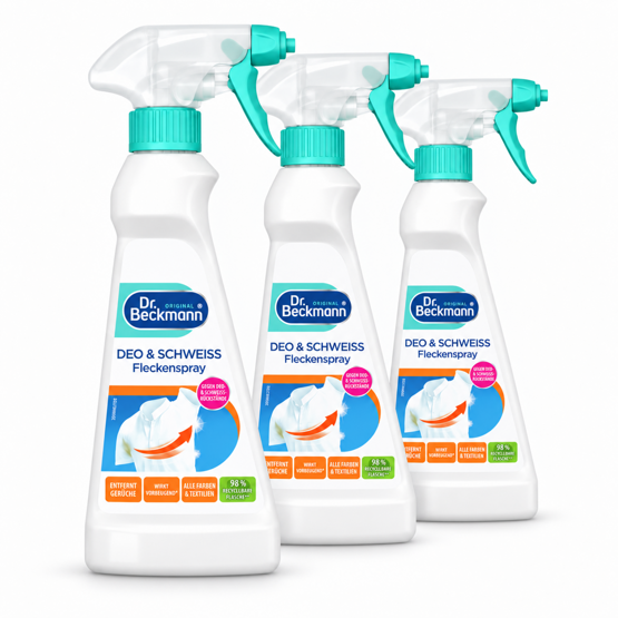 Dr. Beckmann Flecken-Spray Deo & Schweiß 3x250ml