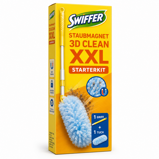Swiffer Staubmagnet XXL Starterkit  Griff + 1 Tuch