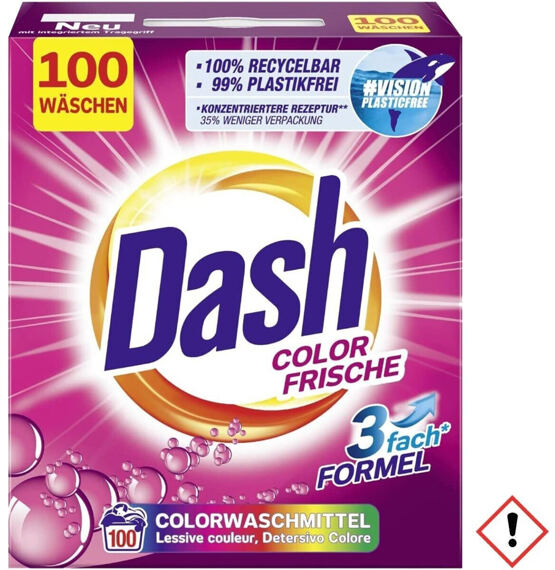 Dash Colorwaschmittel Color Frische Pulver 5kg