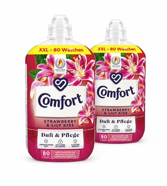 Comfort Weichspüler Strawberry&Lily Kiss 2x80WL
