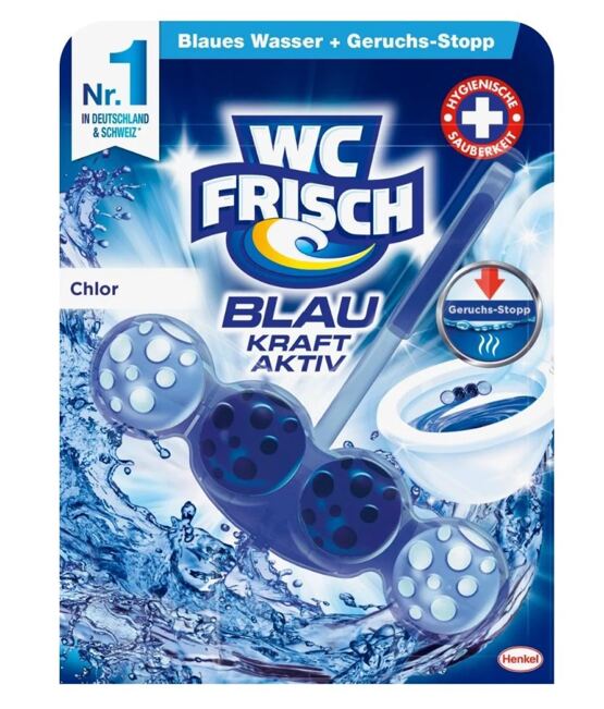 WC Frisch WC Stein Kraft Aktiv Chlor 50g