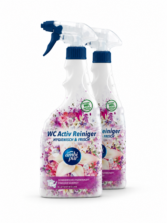 Ambi Pur WC Aktiv Spray White Flowers 2x750ml