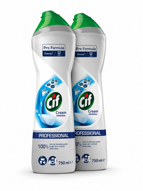 Cif Scheuermilch Professional Cream Original 2x750ml