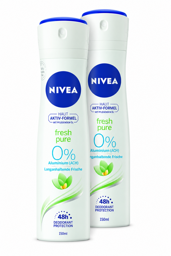 Nivea Deo Fresh Pure Jasminduft Spray 2x150ml