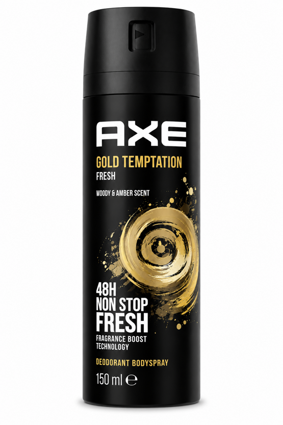 Axe Deodorant Bodyspray Gold Temptation Fresh 150ml