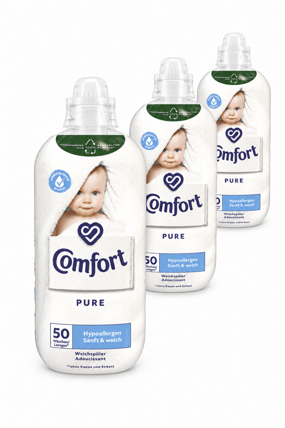 Comfort Weichspüler Pure Hypoallergen 3x50WL